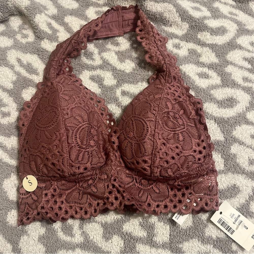 Aeropostale lace halter bralette